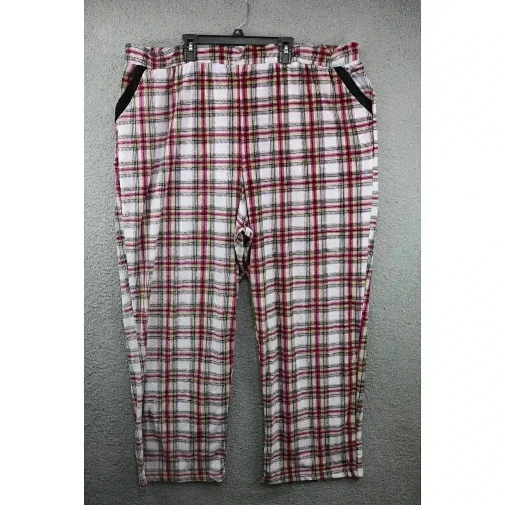 Cuddl Duds Ultra Plush Velvet Fleece Women's Pajama Pants-Size 3X